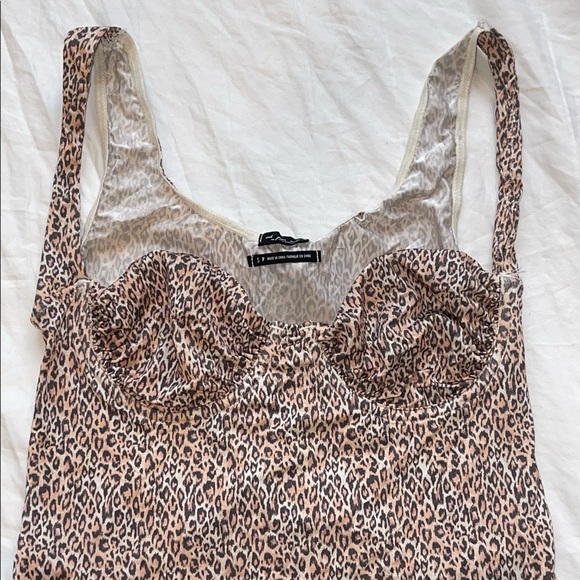 Free people Cheetah print body suit. Size small. - Picture 2 of 13